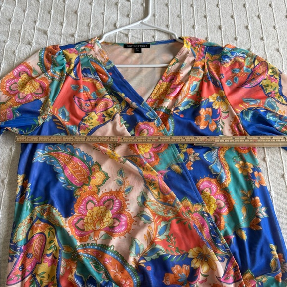 Boston Proper Multicolor Floral Blouse - Picture 10 of 10